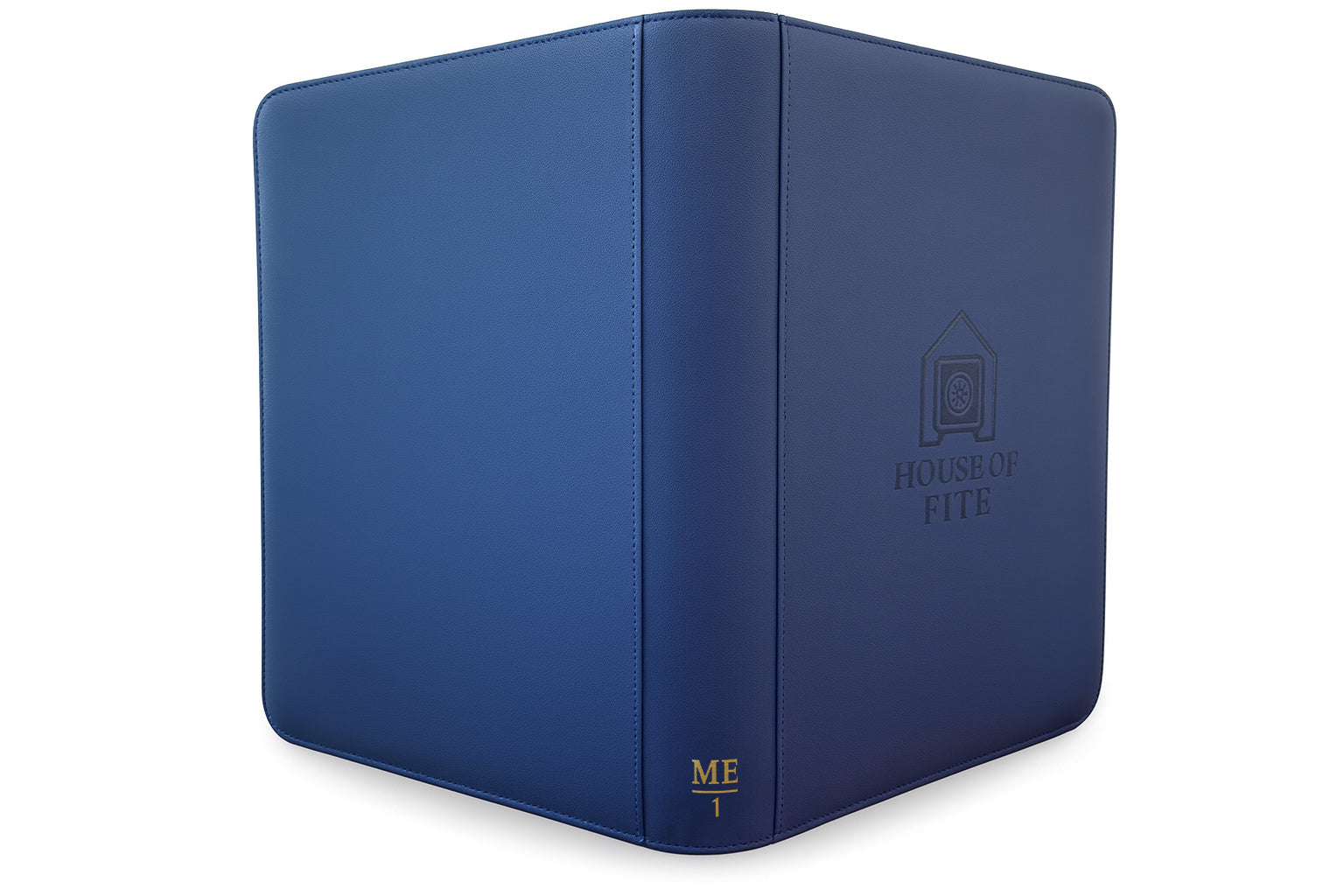 Blue Binder with 'House of Fife' branding on the Mega themed binder